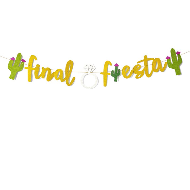 Funny Bachelorette Party Final Fiesta Banner Garland Last Ole Banner Bridal Shower Hen Party Supplies Mexican Party Decorations: Style C