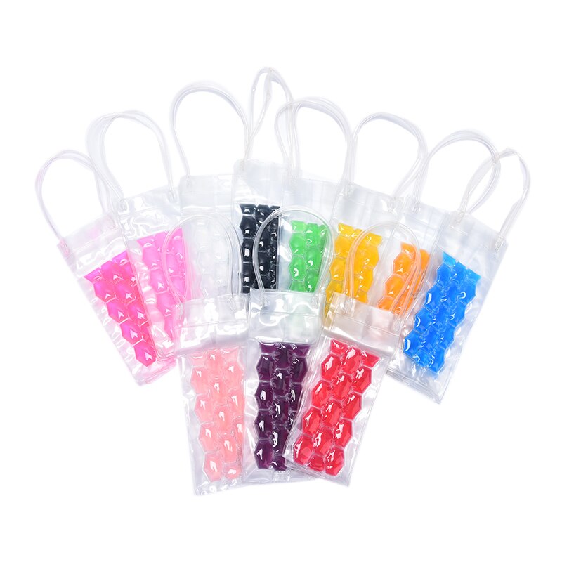 Bouteille de vin congélateur sac refroidissement refroidisseur sac de glace bière refroidissement Gel support transporteur Portable liqueur glace-froid outils