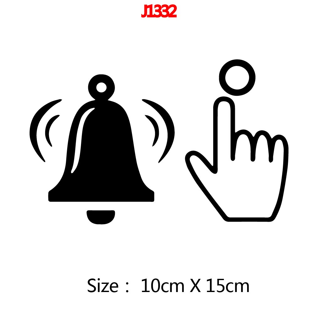 Cute warning Decal Removable Vinyl Mural Poster For Kids Rooms Diy Home Decoration Waterproof Wall Art Decal