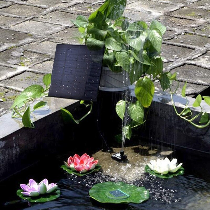 Solar- Energie Schwimm Brunnen Bürstenlosen Pumpe für Gartenteich Schwimmbad Aquarium Solar- Landschaft Brunnen Pumpe Garten Ich bin Freien