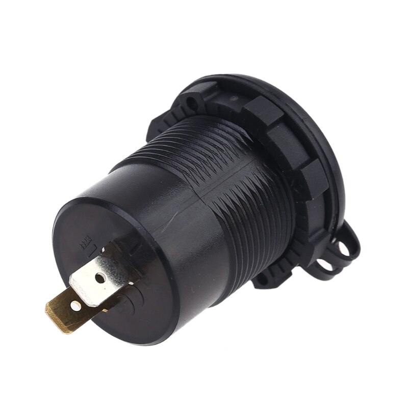 12V QC3.0 USB Type C PD Car Charger Fast Charge with LED Voltmeter ON OFF Switch XXUC