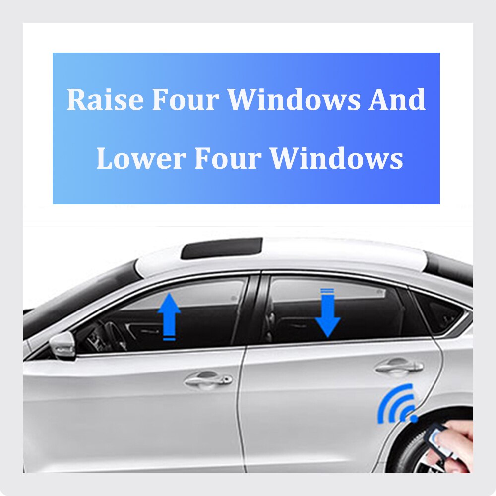Para Ford Escort automático del coche levantador un botón LEVANTAR cuatro interruptor elevalunas inteligente ventana cerca de pausa Controlller