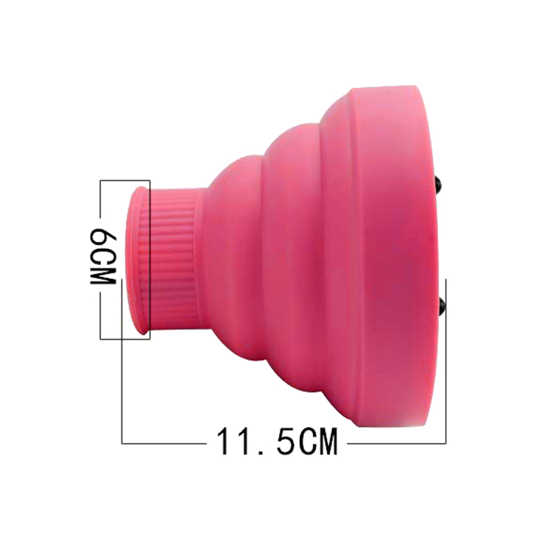 Lightweight Foldable Silicone Hair Tool Diffuser for Hair Salon Curly Styling Women Girl SJ66