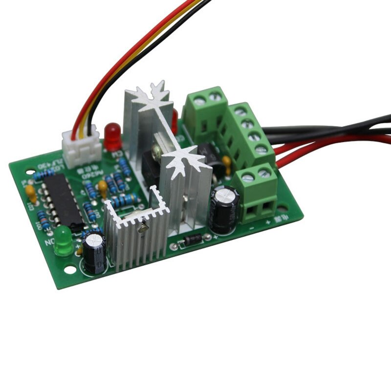 HLZS-PWM DC Motor Speed Controller Switch DC 20A Current Regulator 10-60V PWM DC Controller 150W 12V 24V 36V 48V