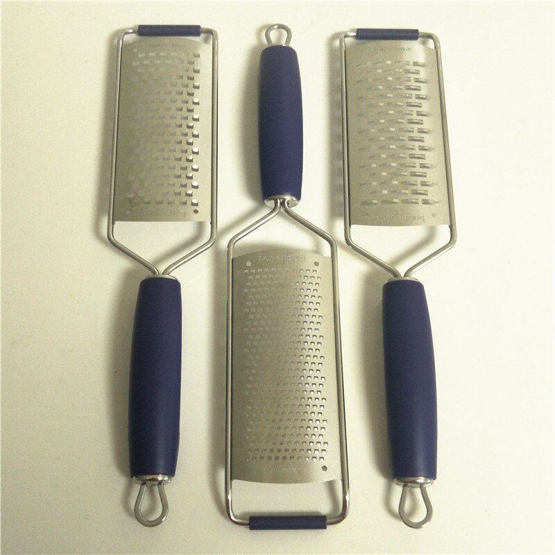 Lot De 3 Mini Râpes Carrées AOZUO - Acier Inoxydable Multifonction - Pour Fromage, Chocolat, Légumes - Coloris Assortis