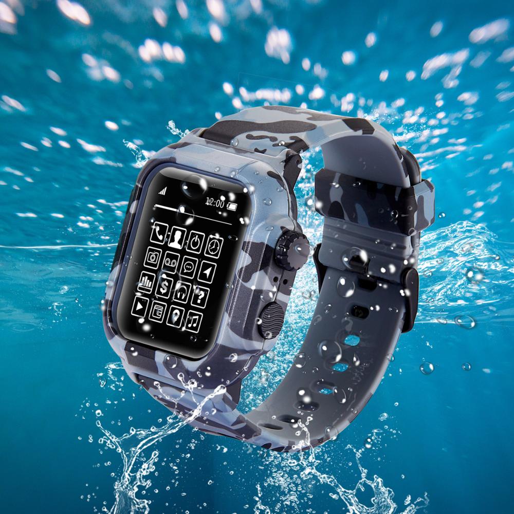 The latest diving watch band camouflage suit 3rd generation 42MM/4th generation 44MM surf-proof suitable for Apple Watch
