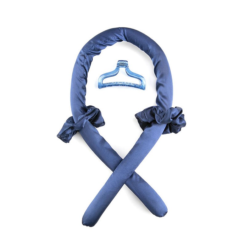 Heatless Curling Rod No Heat Hair Curlers Ribbon Headband Hair Rollers Sleeping Soft Curl Bar Wave Formers Hair Styling Tool: Foam-NBP