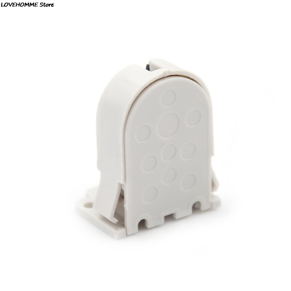 Soporte de plástico para lámpara LED, Base de luz fluorescente, forT8 G13, T8, AC100-250V