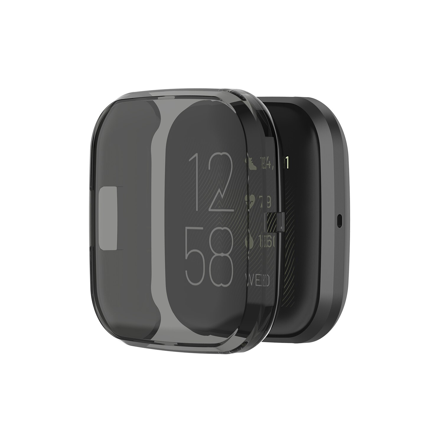 Voor Fitbit Versa 2 Ultra-Dunne Zachte Volledige Dekking Tpu Protector Case Cover Voor Fitbit Versa 2 Band Smart horloge Beschermende Shell