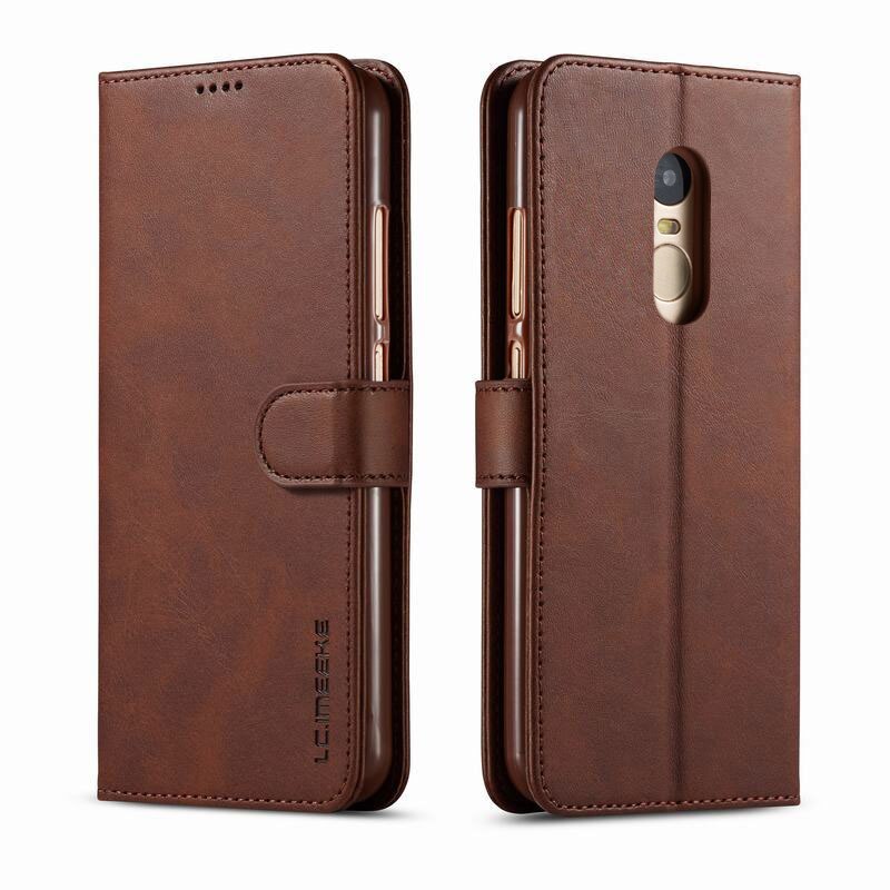 Leather Case For Xiaomi Redmi Note 4 Cover Case Luxury Magnetic Flip Book Funda Xiomi Redmi Note 4 X 4X Phone Cases Wallet Etui: For Redmi Note 4 / Brown Cover