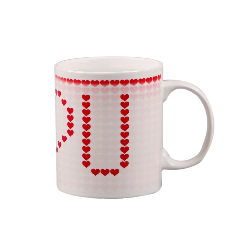 I Love U Magic Mokken Temperatuur Veranderende Cup Kleur Veranderende Kameleon Mokken Warmtegevoelige Cup Koffie Thee Melk Mok