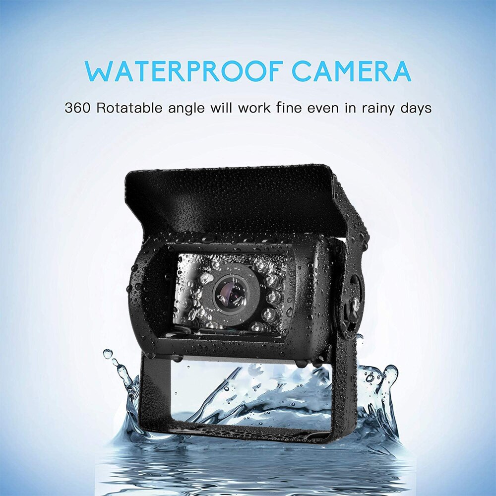 Gwyaf AHD 1080P Rear View Camera Backup Camera IR Cut Night Vision Waterproof Reverse Backup AHD Camera For Truck Bus Van Car