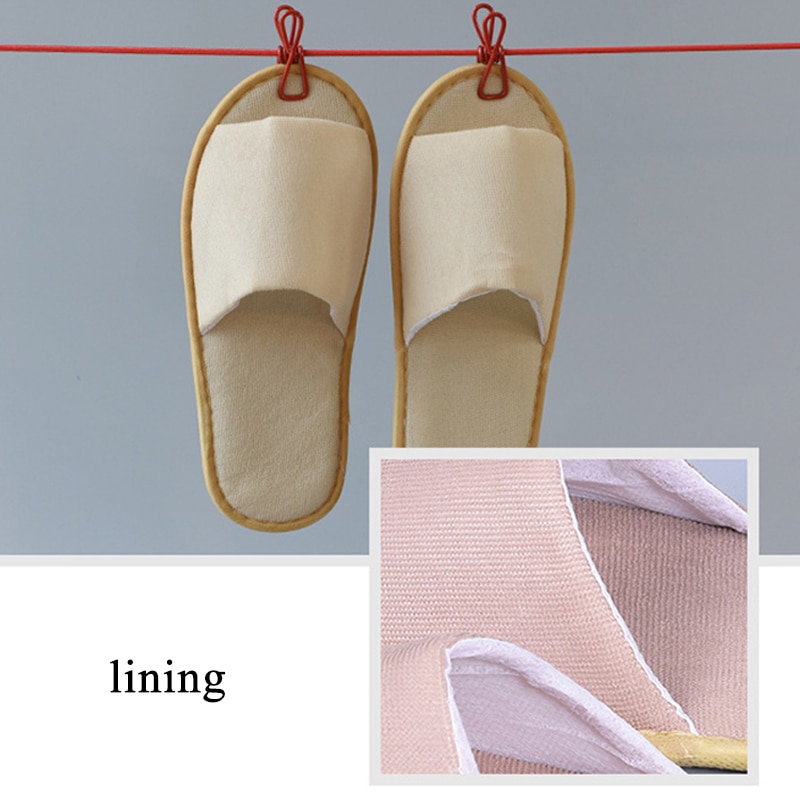 Pantufas fáceis descartáveis para homens e mulheres, chinelos dobráveis, portáteis, uso interno, para viagem, hotel, spa