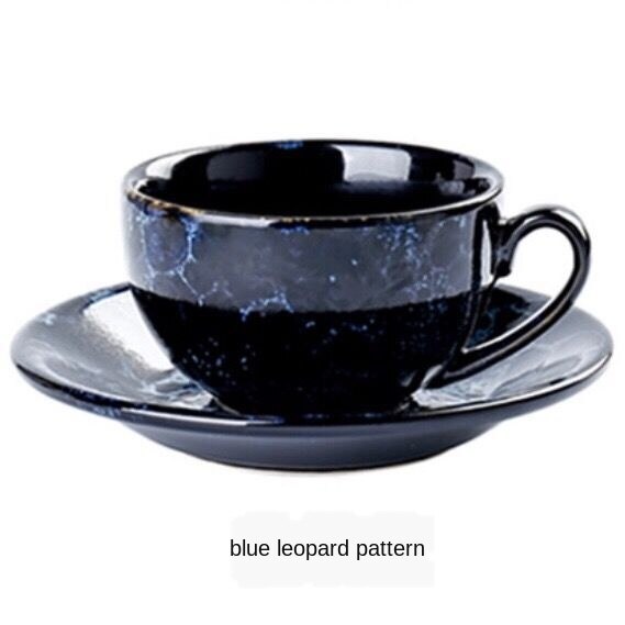 Moro glødende klassisk luksus porselen kopp og tallerken keramikk enkle te sett kaffekopper tazas para kafe kjøkkenutstyr: Stil 2