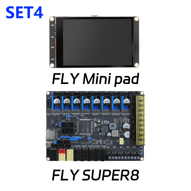 Mellow Fly Mini Pad pantalla táctil resistiva/capacitiva Klipper pantalla de 3,5 pulgadas Chip H3 para impresora 3D DIY VzBoT Voron Ender 3