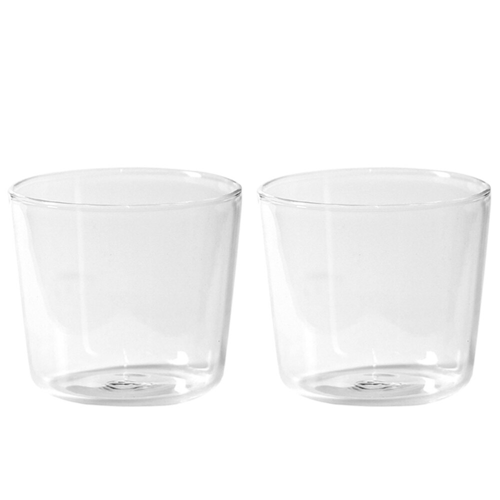 2pcs Glass Tableware Fruit Dessert Yogurt Cups Kitchen Transparent Yogurt Cups: Default Title