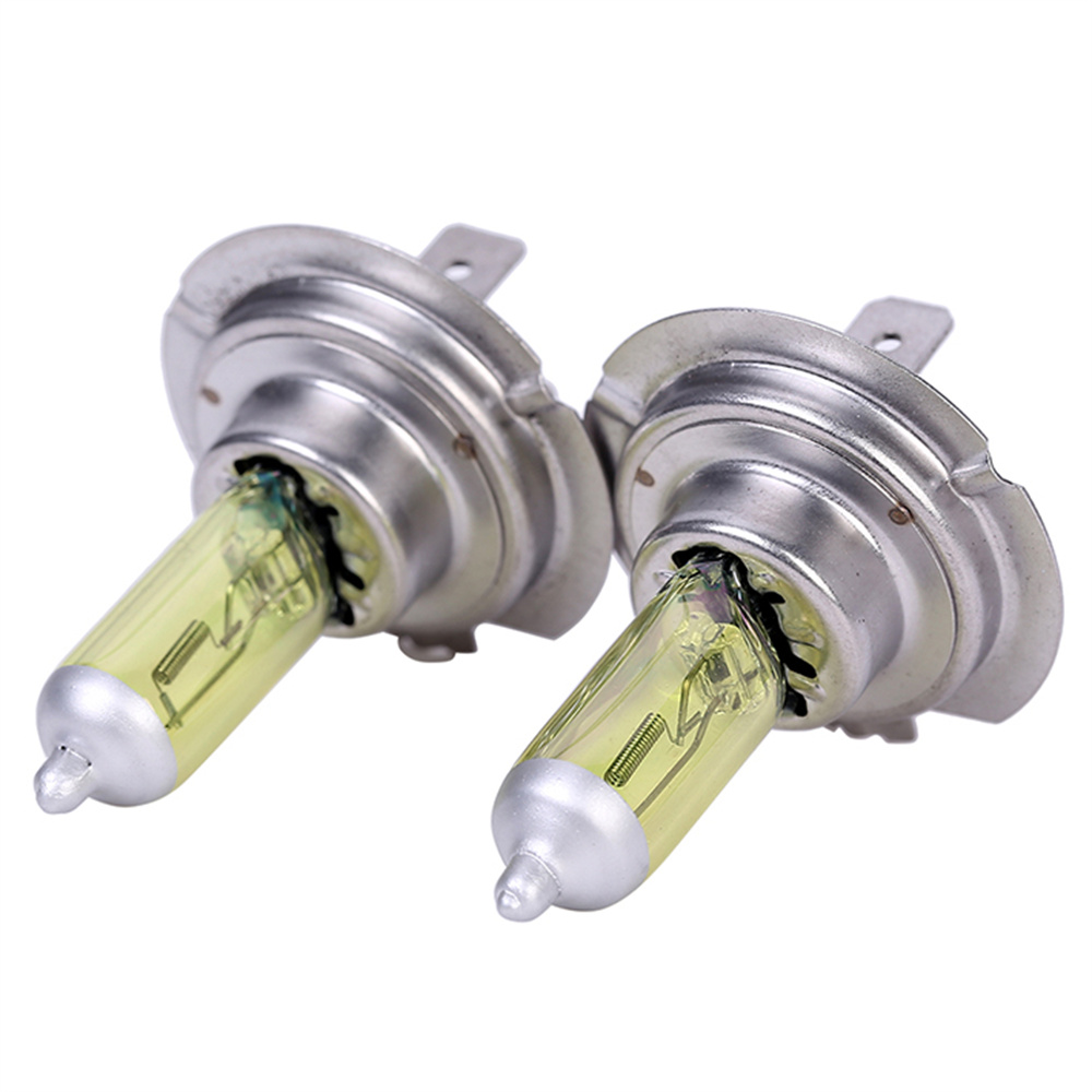 2 Stuks H7 12V 55W Halogeenlamp 6000K Helder Wit 4300K Clearlight 2300K Gouden Licht Halogeenlamp Auto Koplamp Vervanging Lamp