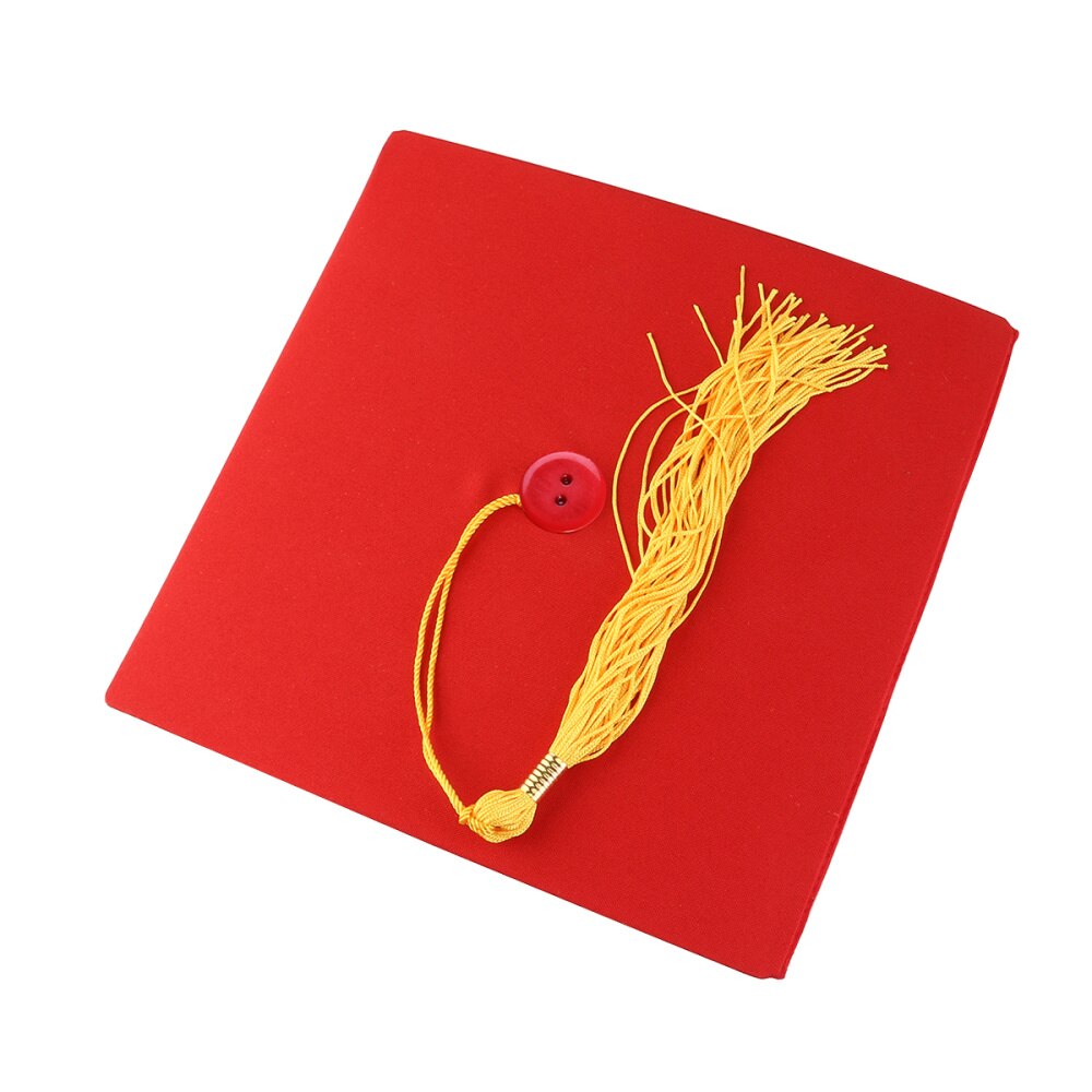 LUOEM 1PC Black Classic Adjustable Graduation Cap for Graduation Ceremony Photo taking Teachers College