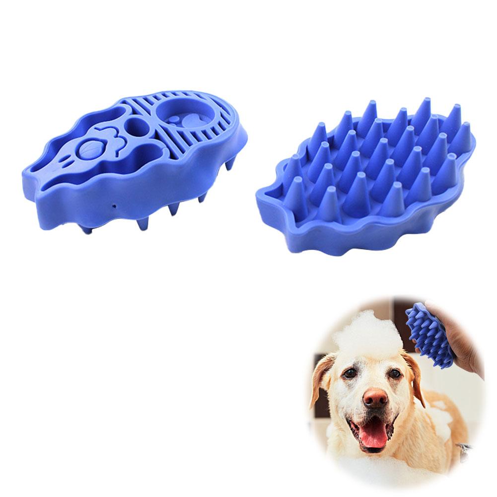Silicon Pet Dog Brush And Comb Bathing Tool Massaging Glove Dog Brush Long Hair Grooming Clean Pet Hair Remover