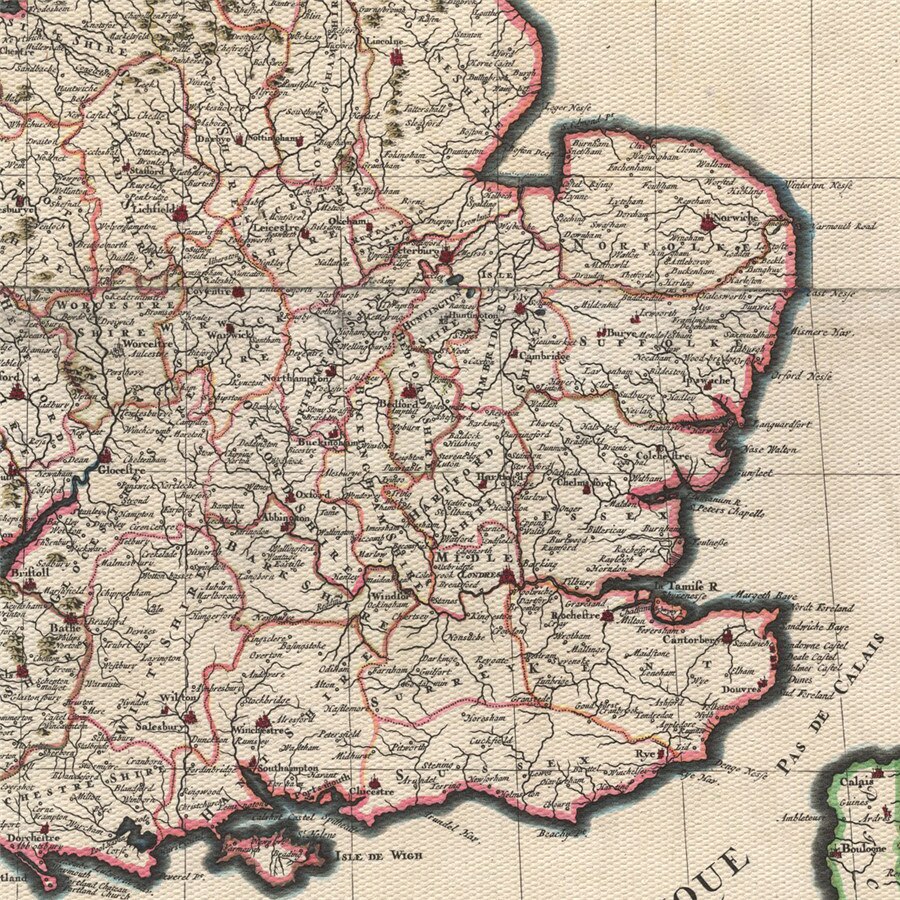 Vintage kort over de britiske øer tagget england retro wallsticker lærredstryk maleri cafe bar boligindretning klassisk mønster