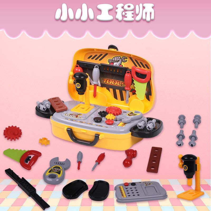 Dom zabaw dla dzieci zabawka kuchenna dziewczyna Model kosmetyczny plastikowy przyrząd walizka zabawkowy zestaw lekarski zestaw