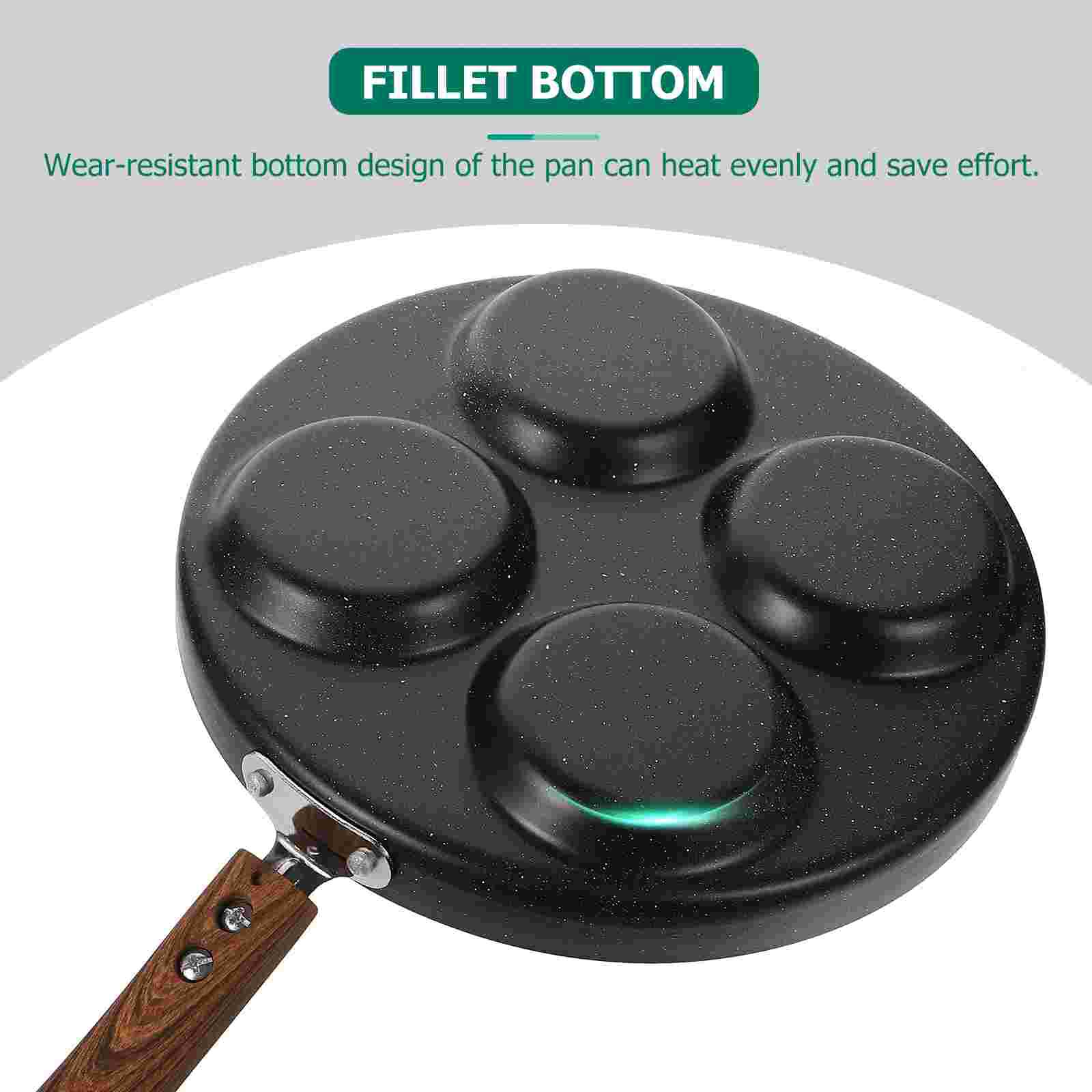 1pc Household Durable Egg Frying Pan Egg Cooker Pan Non-stick Egg Cooking Tool