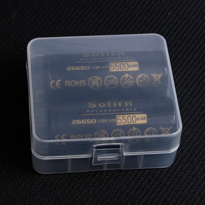 Sofirn 3.7V 26650 5500mAh Battery 5C High Capacity Discharge Lithium Battery Li-ion Batteries for LED Flashlight