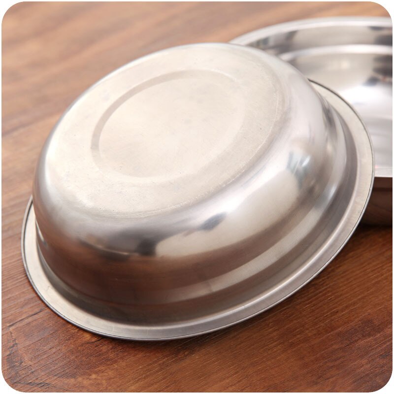 1PCS Dinner Plates Stainless Steel Kitchen Plate Home Supplies Tableware Multifunctional Food Tray Plate Dishes