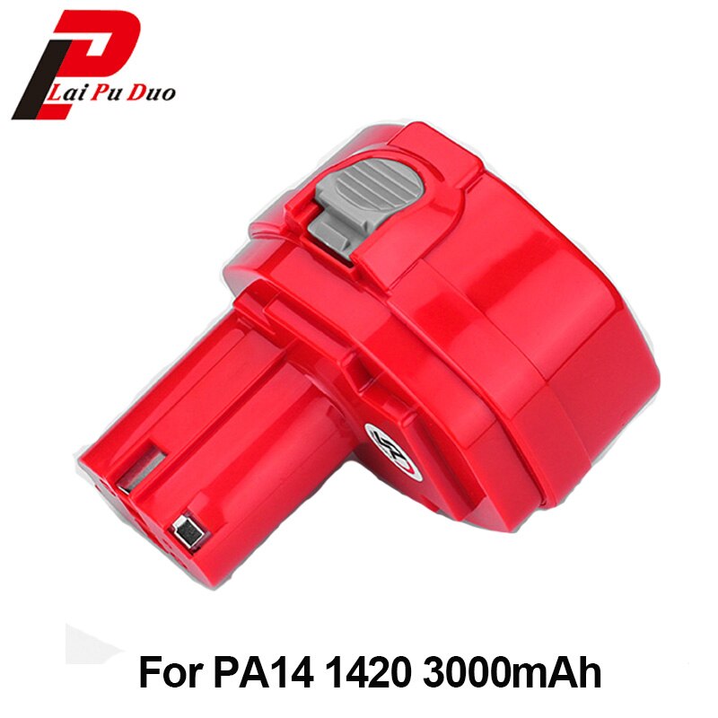 14.4V 3000mAh NI-MH outil électrique de remplacement batterie Rechargeable (ou étui) pour Makita 1420 1422 1433 PA14 1420 1422 1433 1434
