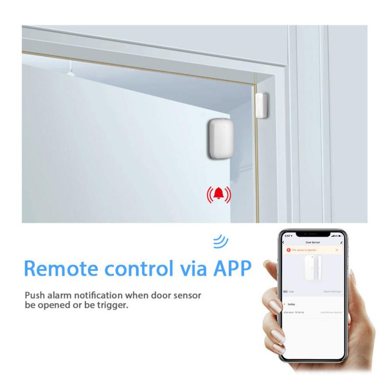 ZigBee Wireless Door Window Sensor Smart Door Sensor Intelligent Linkage Door Sensor DIY Smart Home Life Control System