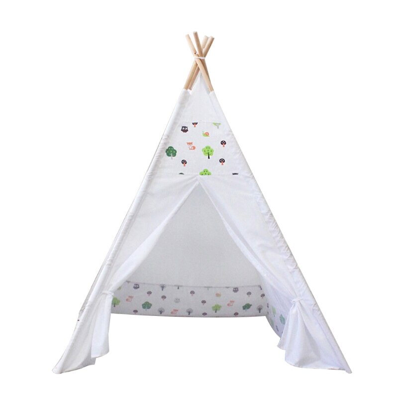 Speelhuis Indoor Teepee Tent Building Interactieve Vergadering Tent Voor Meisjes Outdoor Yard Garden Play Supply A2UB: B