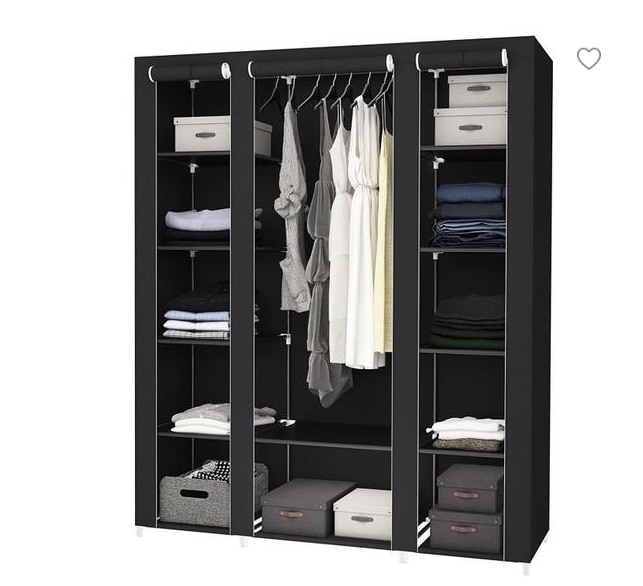 Bedroom Multi Purpose Clothing Storage Cabinet Home Furniture Non-woven Cloth Wardrobe Folding Portable Clothes Organizer HWC