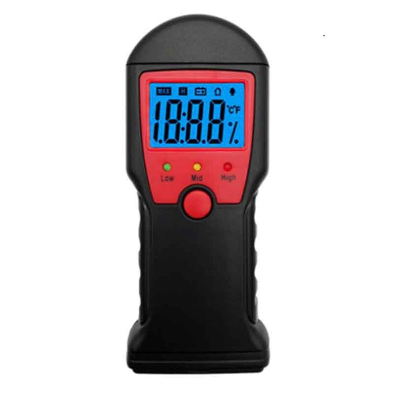 MT220C Hout Vochtmeter 0-99.9% Digitale Hout Hydrometer Hout Vocht Tester Thermometer Hout Vochtigheid Tester