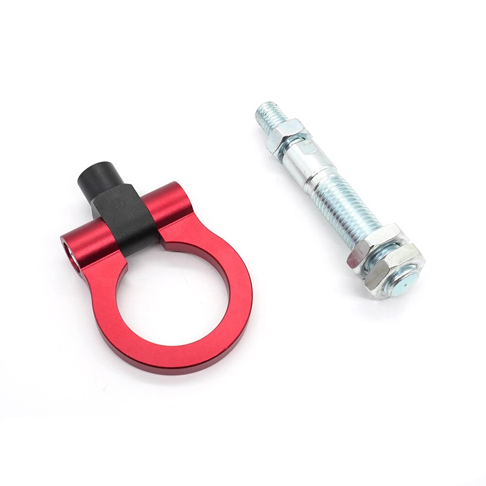 R-EP Tow Hook trailer hook Red Folding Ring Racing Heavy Duty Durable And Super Strength for Hyundai Veloster