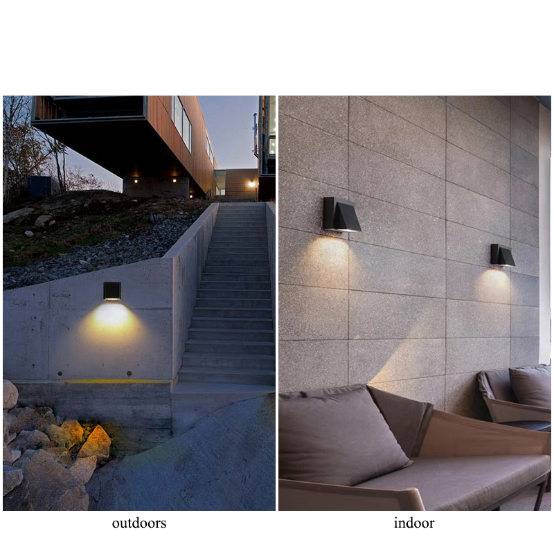 LED-wandlamp buiten waterdichte veranda tuin wandlamp binnen slaapkamer nachtkastje woondecoratie verlichting lamp