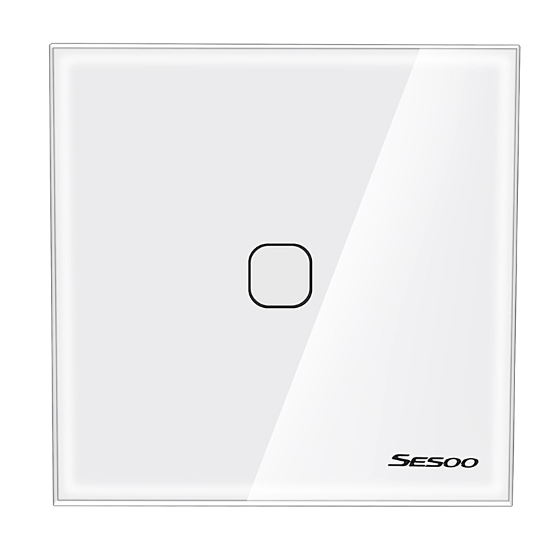 Sesoo Press Switch Single Fire Line Lighting Wall Switch Smart Home Light Press Control Switch