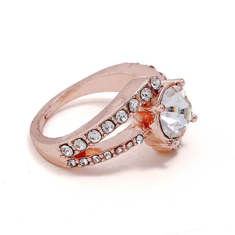 Luxe Ring voor Vrouwen Wedding Ring Rose Goud Kleur Ring valentijnsdag