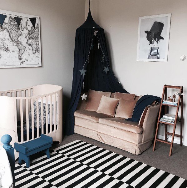 Nordic Ins Klamboe Kinderkamer Dome Bed Gordijn Kids Play Tent Kamer Decoratie Foto Props Decor Speelgoed: Black