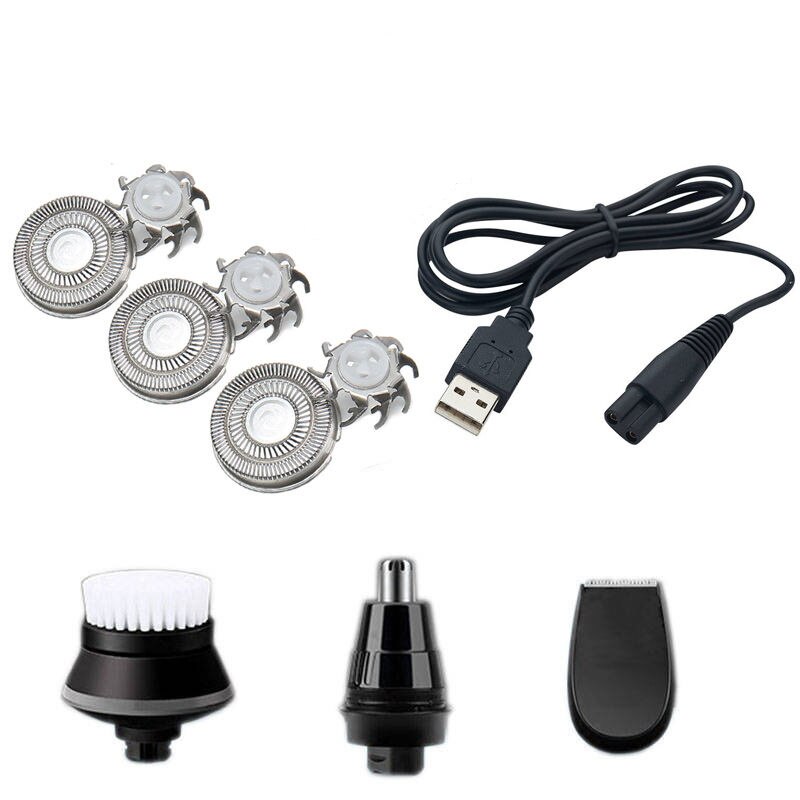 Maquinilla de afeitar eléctrica ZOZEN cortadora Nasal y recortadora de patillas para maquinilla de afeitar eléctrica recargable lavable