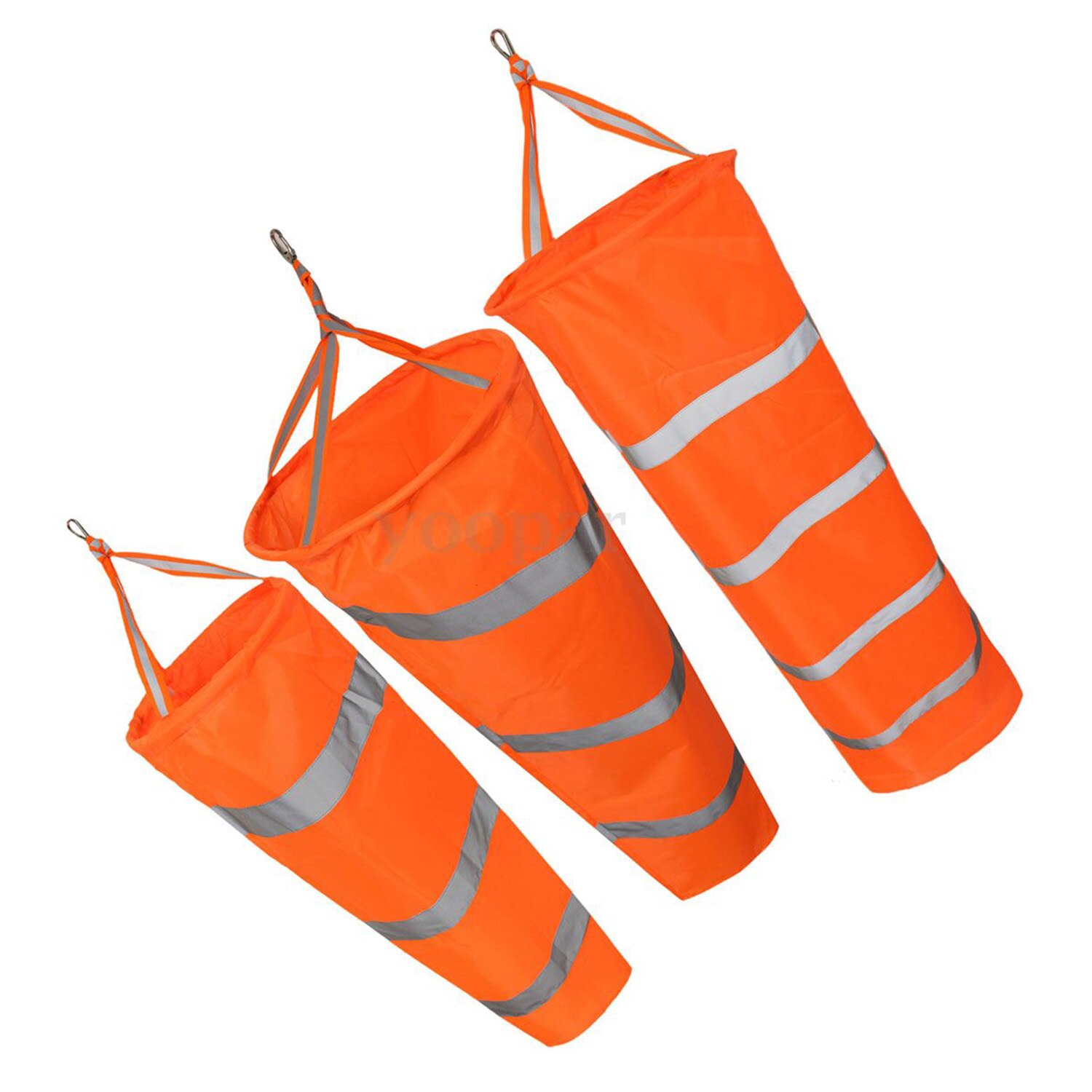 Luftfartssok rip-stop vindmåling sokpose + reflekterende bælte