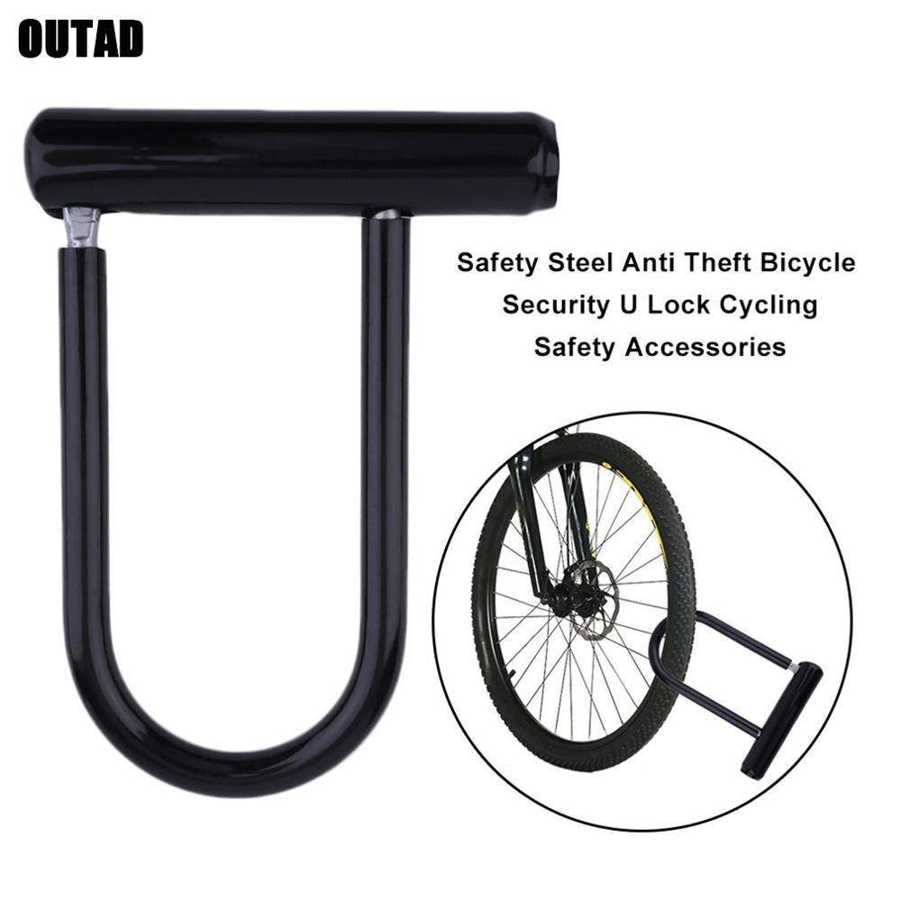 Universal Bike U Lock Steel Anti Theft MTB Road Bike Lock Bicycle Perfect Security Cycling Safety Accessories With Mounting Brac
