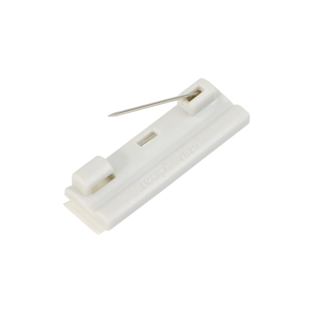 10pcs Sticky Shelf Adhesive Plastic Pin Back Suitable Name Badge Back Plastic Safety Badge Pin Backs