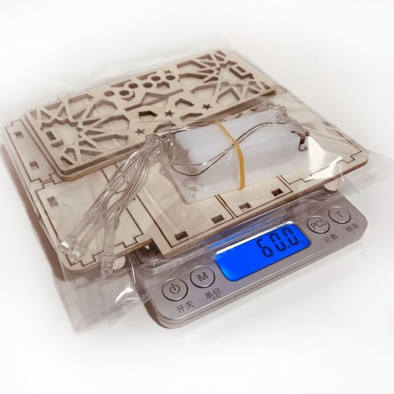 Home Led Light Christmas Wooden Pendants Ornaments Xmas Diy Wood Crafts Kids For Home Christmas Party Decorations