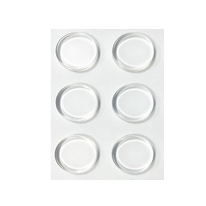 1/6 Stuks Siliconen Deurklink Bumper Zachte Muur Protectors Shield Zelfklevende Deurknop Pads Deurklink Guard Pads: A