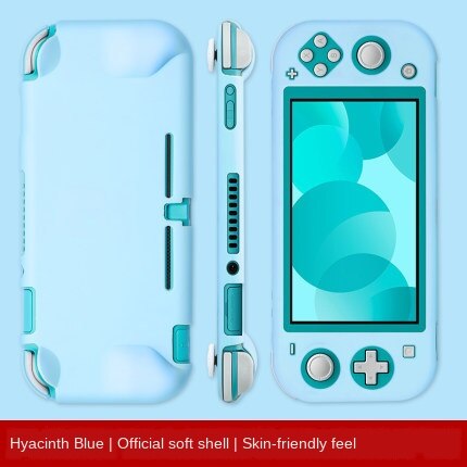 button Switch Console Kirby of star PC Protective Case For Nintendos Switch NS NX Joy-Con Cases Hard Back Cover Shell Accessoire: blue Without stand