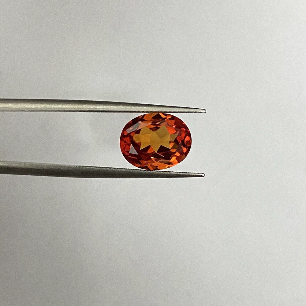 Meisidian 12X16Mm Big Size 5A 55 # Korund Padparadshah Oranje Sapphire Stone