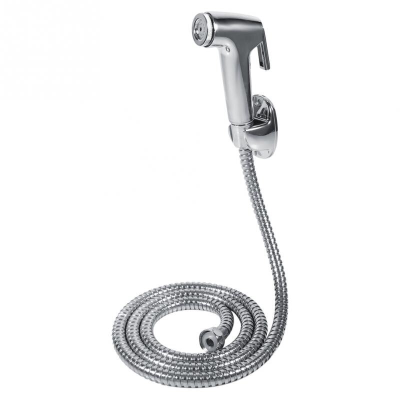 1Set Multi-Functionele Bidet Sproeier Abs Badkamer Handheld Bidet Douche Sproeier Slang Houder Muurbeugel Set
