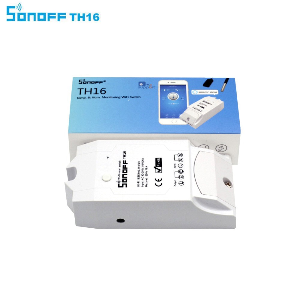 sonoff Smart home TH16 Switch test Temperature Humidity Sensor Intelligent automation module