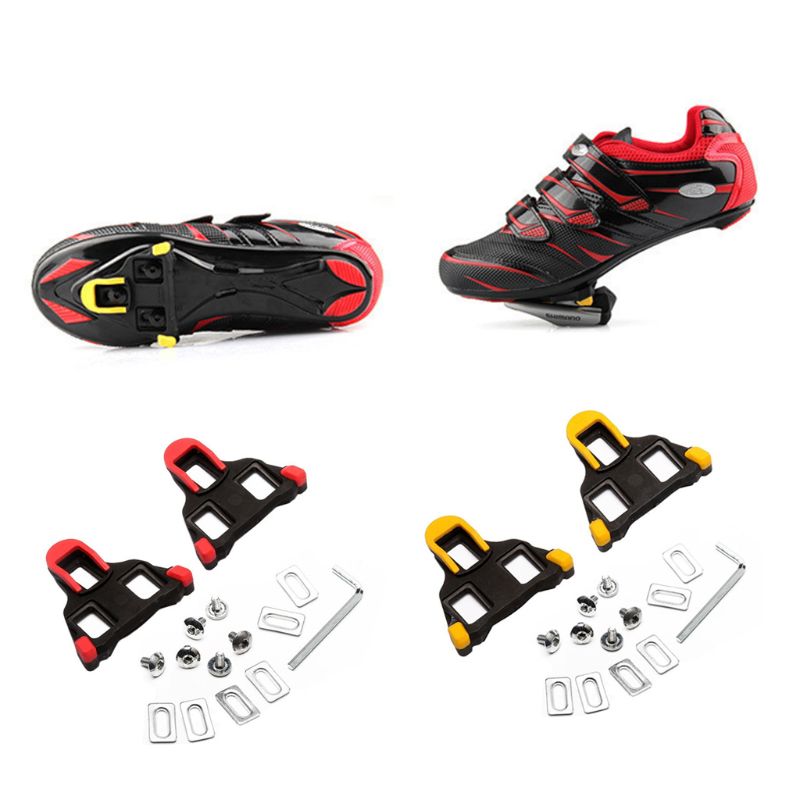 Sykkel cleats spd-sl cleats sett landeveissykkel pedal cleats dura ace, ultegra: sm -sh11 sh-10 sh-12