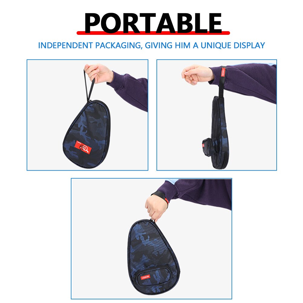 Table Tennis Case - Ping Pong Paddle Holder - Table Tennis Accessories Storage